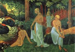 Paul Serusier Bathers with White Veils oil painting image